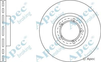 APEC BRAKING dsk656 -  Тормозной диск